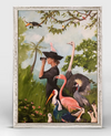 The Birdwatcher Mini Framed Canvas