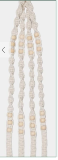 Beady Macrame Plant Hangers
