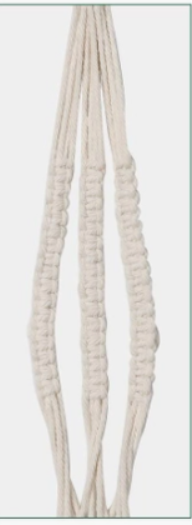 Beady Macrame Plant Hangers