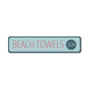 Beach Towel Sign