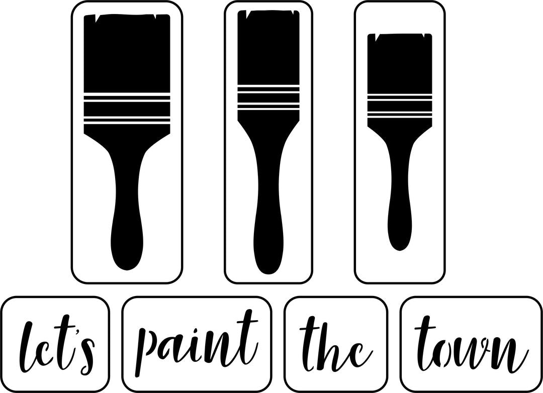 Let's Paint The Town - JRV Stencils