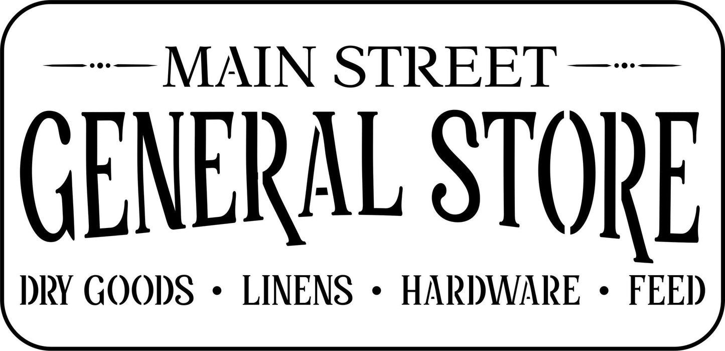 Main Street Sign - JRV Stencil